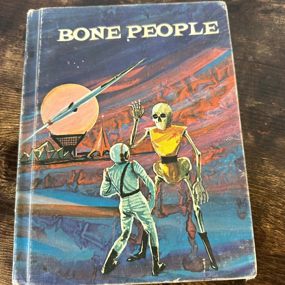 Bone People Space Science Fiction Series 1970 Benefic Press Vintage Hardcover